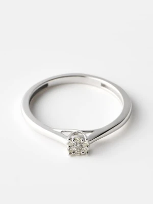 Pierścionek Diamant Exquis srebrny