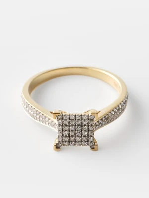 Pierścionek Diamant Exquis złoty