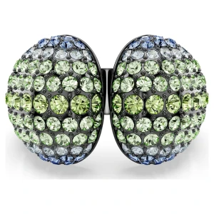 Pierścionek koktajlowy Sublima, Szlif okrągły, Różnokolorowy, Powłoka z rutenu Swarovski