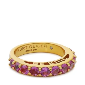 Pierścionek Kurt Geiger Be Kind Band Ring 8833224429 Złoty