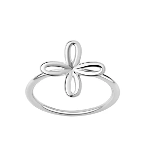 Pierścionek srebrny - kwiat - Rosalie Rosalie - Biżuteria YES
