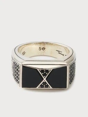 Pierścionek Thomas Sabo czarny