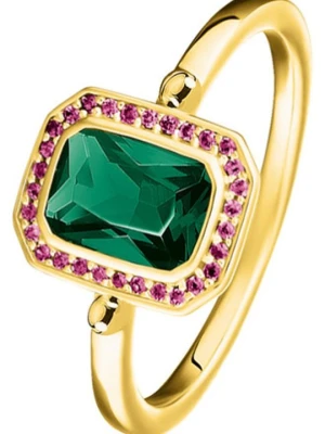 Pierścionek Thomas Sabo zielony