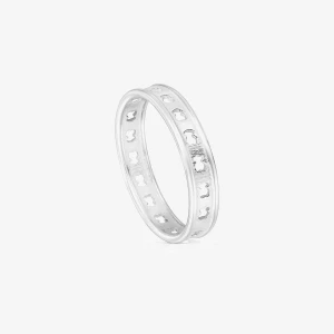 Pierścionek Tous Bear Row Wykonany Ze Srebra Z Kształtami Misia - Tous