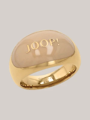 Pierścionek w złotym kolorze z logo JOOP!