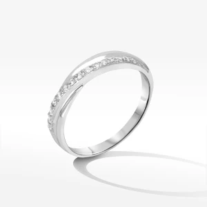 Pierścionek z białego złota Filipowicz