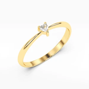 Pierścionek z diamentem w kształcie serca Filipowicz