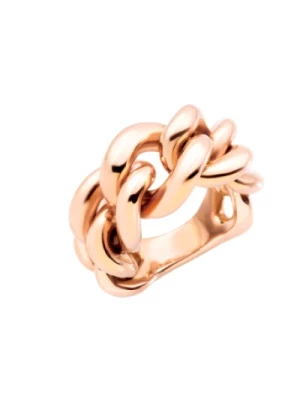 Pierścionek z łańcuchem z 18kt różowego złota Pomellato