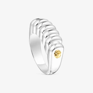 Pierścionek Z Prętem Virtual Garden Wykonany Ze Srebra I Srebra Vermeil - Tous