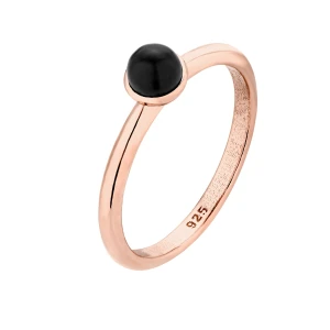 Pierścionek z różowego złota  z perłą Preciosa : pierścionki - 17 SOTHO