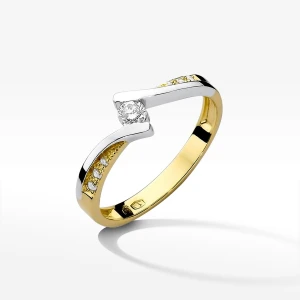 Pierścionek zaręczynowy z diamentami Filipowicz