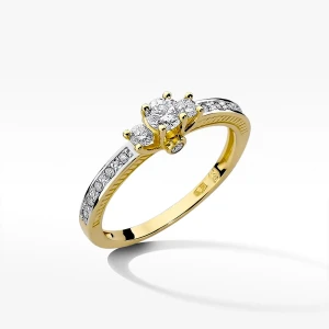 Pierścionek zaręczynowy z diamentami Filipowicz