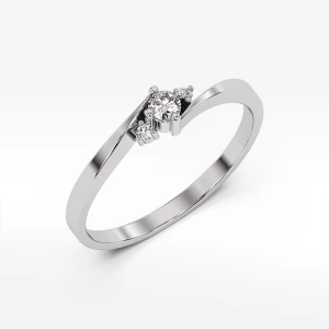 Pierścionek zaręczynowy z diamentami laboratoryjnymi Filipowicz