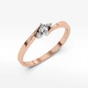 Pierścionek zaręczynowy z diamentami laboratoryjnymi Filipowicz