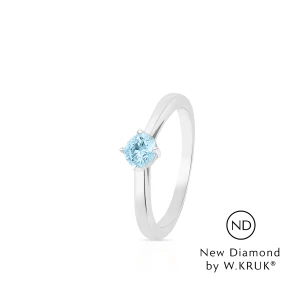 W.KRUK - Pierścionek zaręczynowy złoty Doskonały - New Diamond by W.KRUK 0,30 ct