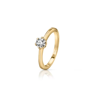 W.KRUK - Pierścionek zaręczynowy złoty Jedyny - 0,5 ct