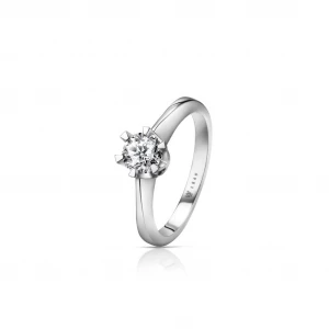 Zdjęcie produktu W.KRUK - Pierścionek zaręczynowy złoty Jedyny - 0,7 ct