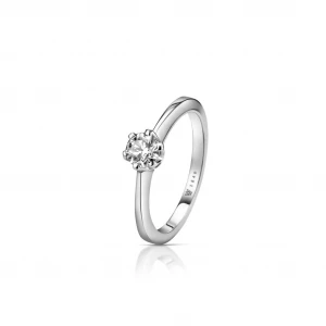 W.KRUK - Pierścionek zaręczynowy złoty Jedyny - 0,5 ct