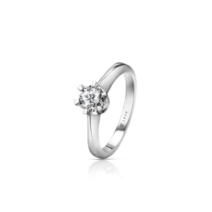 W.KRUK - Pierścionek zaręczynowy złoty Jedyny - 0,7 ct