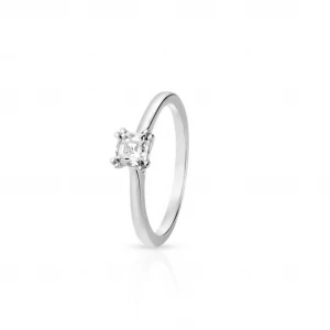 W.KRUK - Pierścionek zaręczynowy złoty Królewski - 0,5 ct