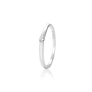 W.KRUK - Pierścionek zaręczynowy złoty Szczęśliwy - 0,05 ct