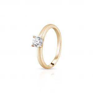 W.KRUK - Pierścionek zaręczynowy złoty Szczęśliwy - 0,5 ct