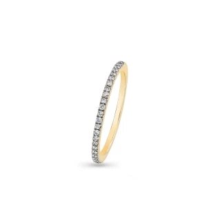 W.KRUK - Pierścionek zaręczynowy złoty - 0,12 ct