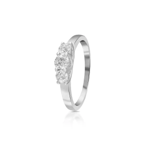 Zdjęcie produktu W.KRUK - Pierścionek zaręczynowy złoty Wieczny - 0,5 ct