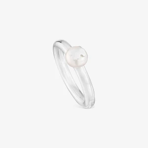 Pierścionek Ze Srebra Z Perłą Hodowlaną Tous Icon Pearl - Tous
