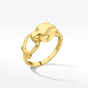 Pierścionek ze złota pantera Filipowicz