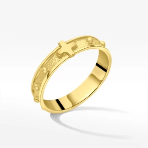 Pierścionek ze złota różaniec Filipowicz