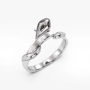 Pierścionek ze złota wąż Filipowicz