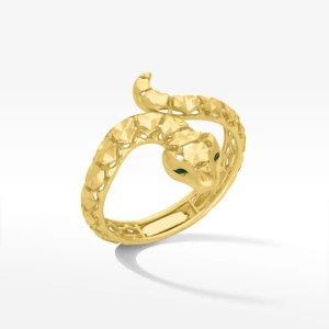 Pierścionek ze złota wąż Filipowicz