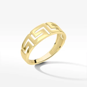 Pierścionek ze złota wzór grecki Filipowicz