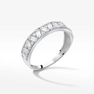 Pierścionek ze złota z białymi cyrkoniami Filipowicz