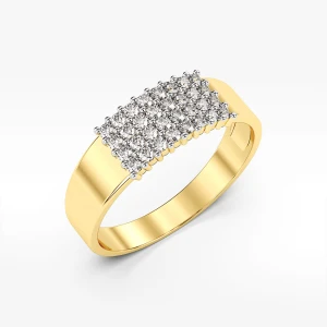 Pierścionek ze złota z białymi cyrkoniami Filipowicz