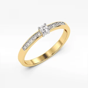 Pierścionek ze złota z diamentami Filipowicz