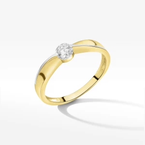 Pierścionek ze złota z cyrkonią Filipowicz