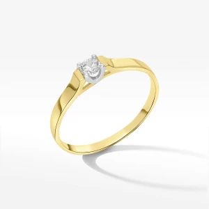 Pierścionek ze złota z cyrkonią Filipowicz