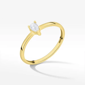 Pierścionek ze złota z cyrkonią Filipowicz