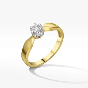Pierścionek ze złota z cyrkonią Filipowicz