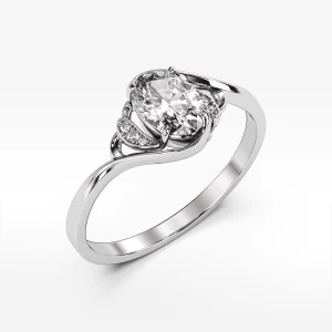 Pierścionek ze złota z cyrkoniami Filipowicz