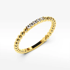 Pierścionek ze złota z cyrkoniami Filipowicz