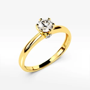 Pierścionek ze złota z diamentem Filipowicz