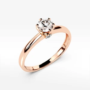 Pierścionek ze złota z diamentem laboratoryjnym 0.50ct Filipowicz