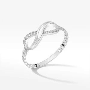 Pierścionek ze złota z nieskończonością Filipowicz