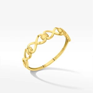 Pierścionek ze złota z nieskończonościami Filipowicz