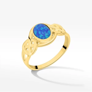 Pierścionek ze złota z opalem Filipowicz