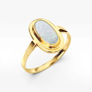 Pierścionek ze złota z opalem Filipowicz