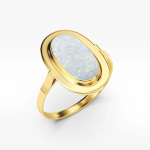 Pierścionek ze złota z opalem Filipowicz